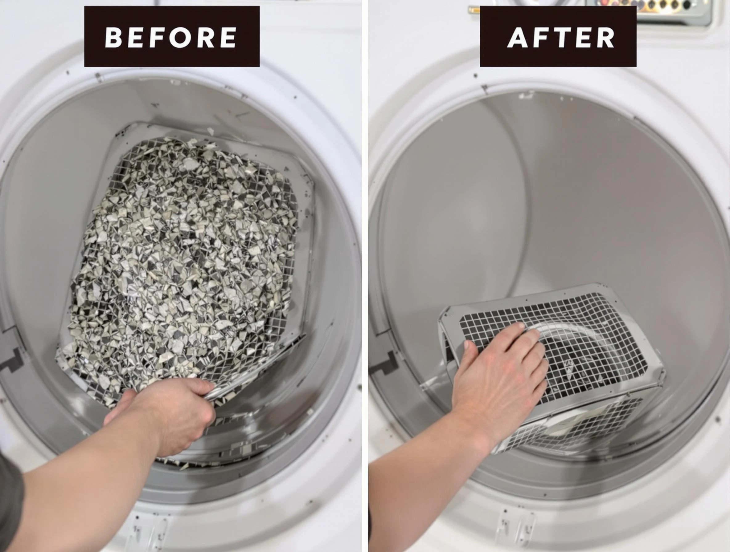 Professional lint trap cleaning by Union City Dryer Vent Cleaning in Union City