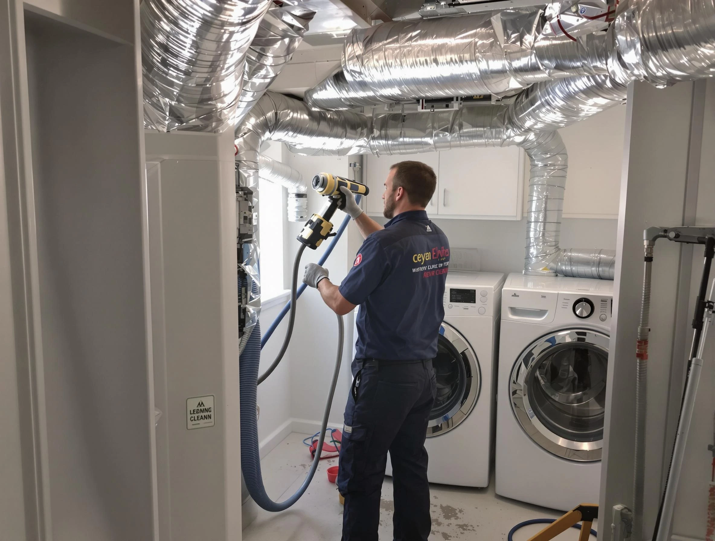 Union City Dryer Vent Cleaning specialist using advanced equipment for thorough duct cleaning in Union City