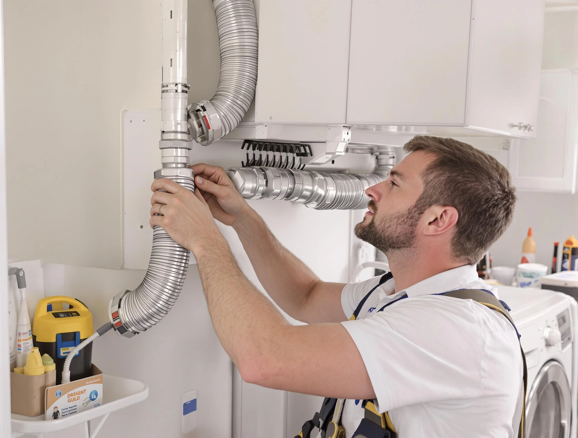Professional dryer vent repair and installation by Union City Dryer Vent Cleaning in Union City