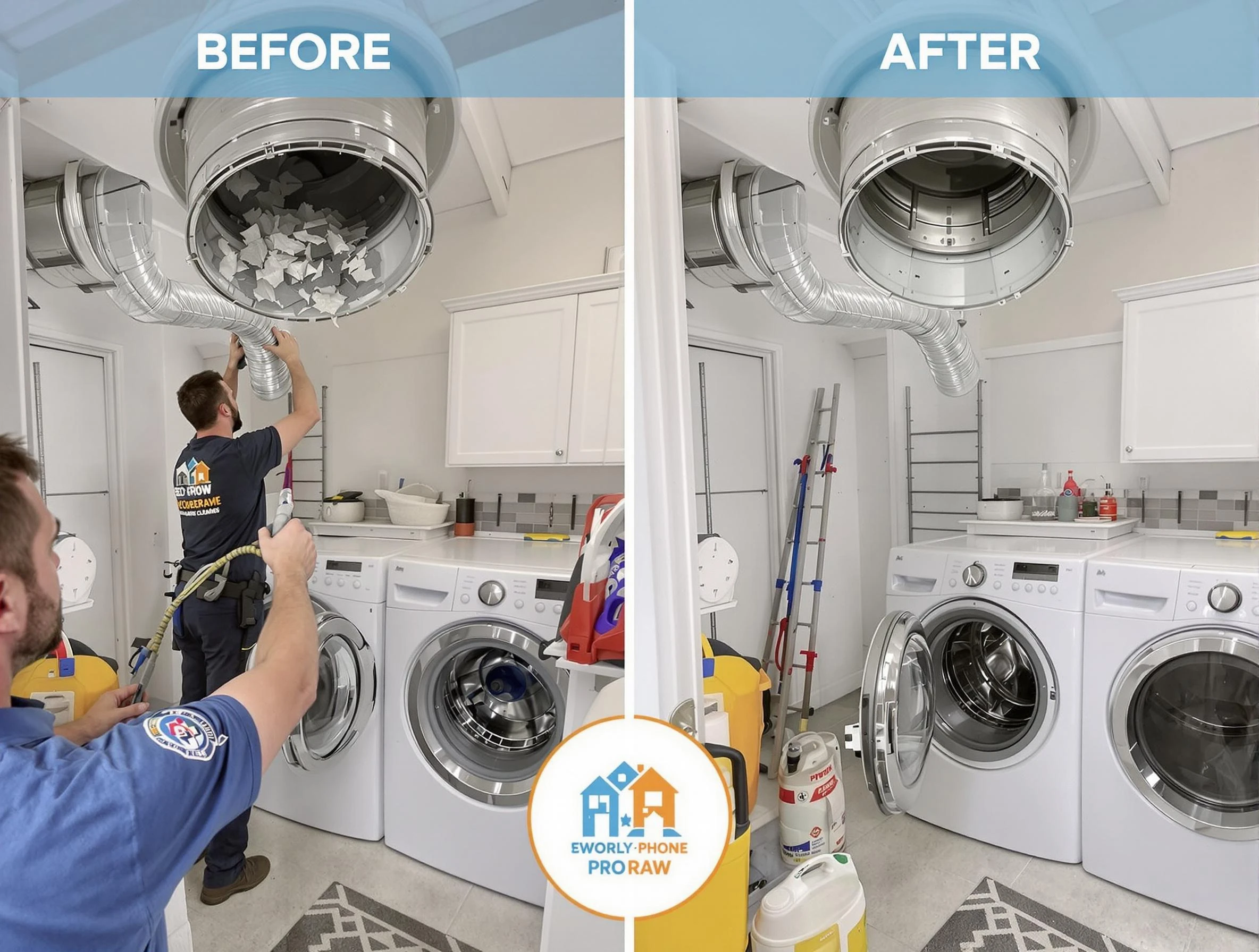 Residential dryer vent cleaning by Union City Dryer Vent Cleaning in Union City
